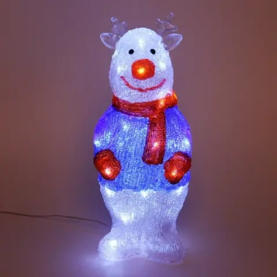 Фигура светодиодная «Сказочный лосенок» 17х13х41 см, 30 ламп LED