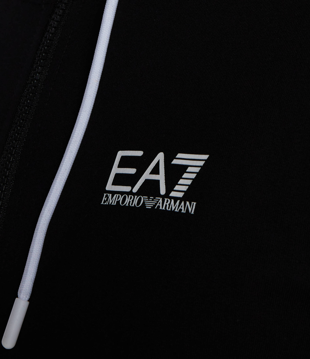 Худи EA7 - черный(3DPM53 PJ05Z)