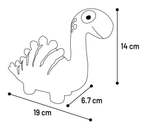 FLAMINGO Игрушка латексная для собак "Динозавр зеленый"