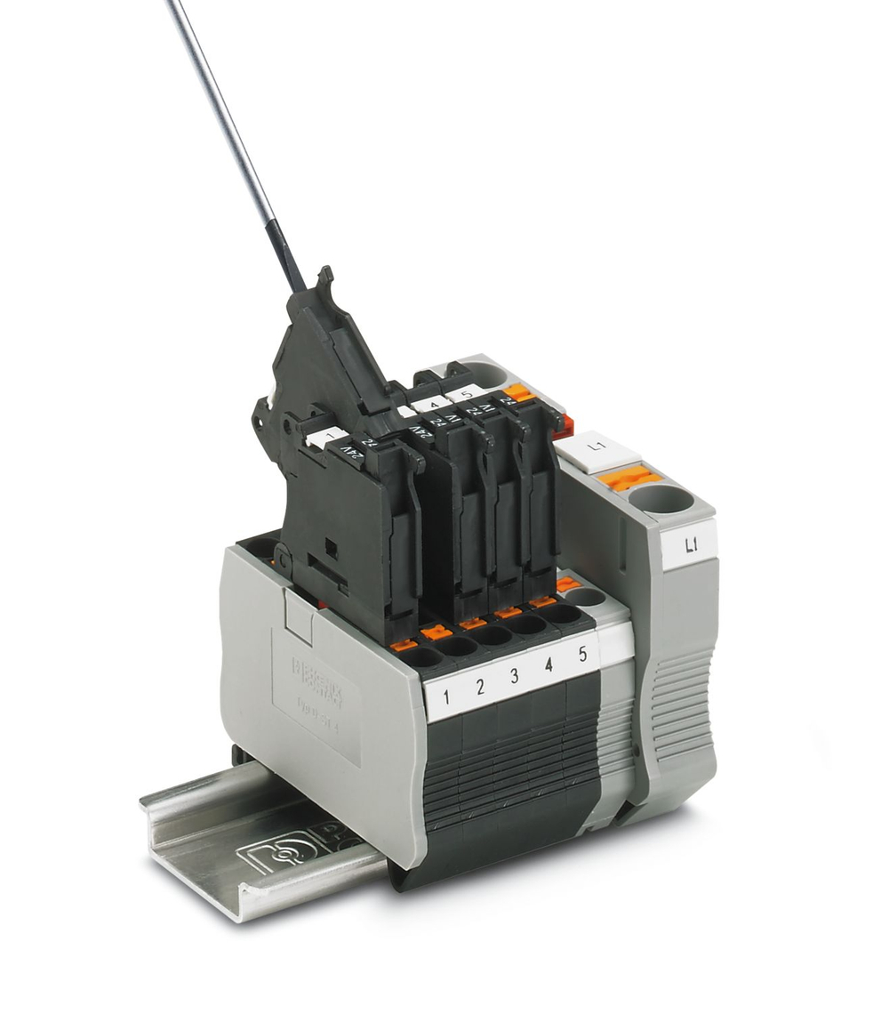 1058940 - PT 4-HESI (5X20) GY/GY - Клемма для предохранителя