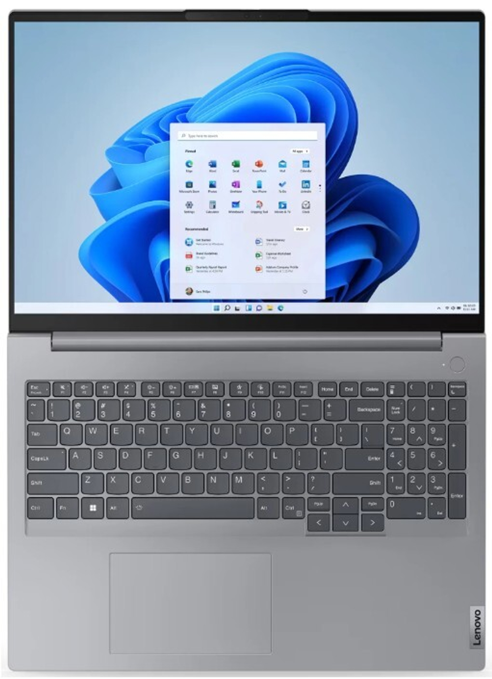 Ноутбук  Lenovo Thinkbook 16 G6 ABP 16 ", Ryzen 5, 16 Гб RAM, 256 Гб SSD, Radeon Graphics, Серый