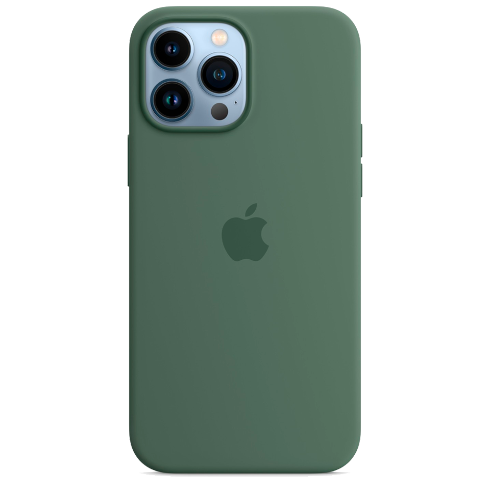 Силиконовый чехол с поддержкой MagSafe Apple Silicone Case для iPhone 13 Pro Max, Eucalyptus (Эвкалипт)