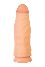 Вибратор-гигант LoveToy, реалистичный, neoskin, телесный, 28 см, Ø 8,9 см