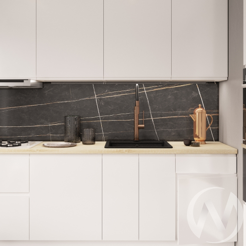 Кухня "Маори" blanco (корпус белый)