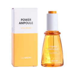 The Saem Power Ampoule Vita-White витаминная ампульная сыворотка для лица выравнивающая тон кожи