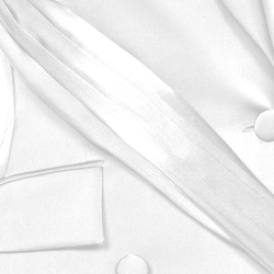 Жакет с декором из шелка из атласа