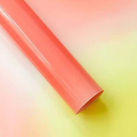 Пленка лак "Перелив цвета" 58см*10м ПЕРСИК