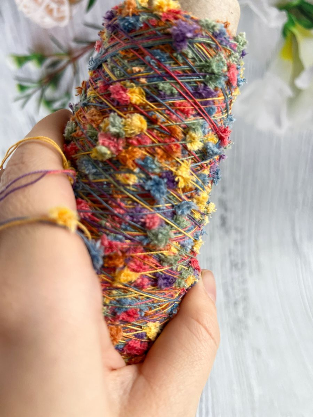 Пряжа для вязания Шишибрики шарики на нитке