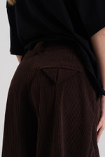 Брюки свободные вельвет