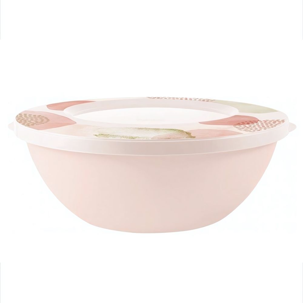 Миска с крышкой Plast Team Pastel 5л персиковая карамель