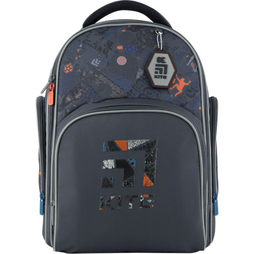 АКЦИЯ ЛИК Рюкзак школьный ткань 380*290*165 "Education.Cool" серый KITE K20-706M-1 И