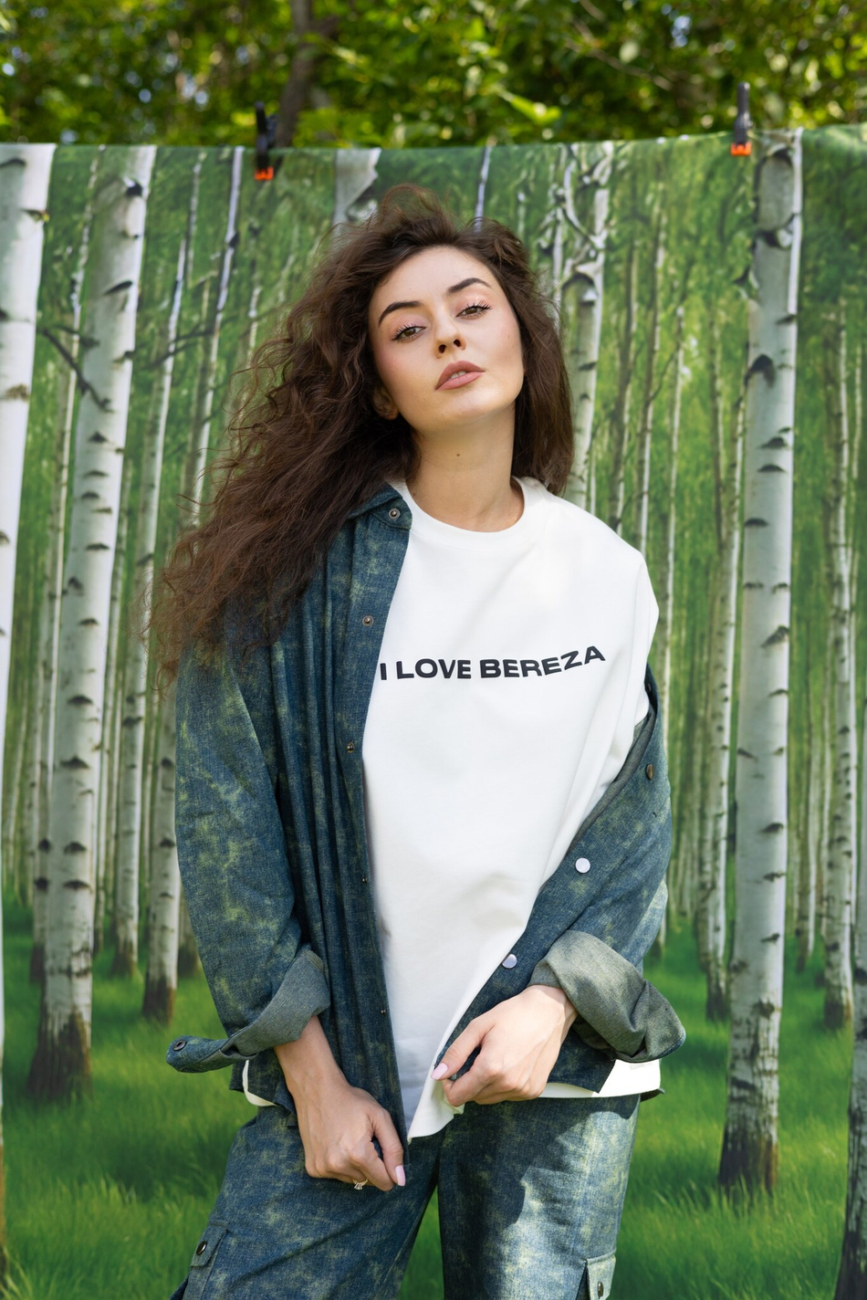 Рубашка Forest Jeans (Dark Blue Green)