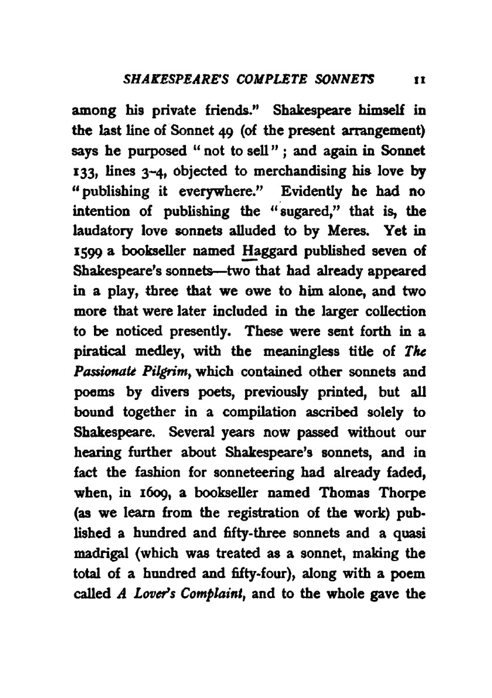 Shakespeare's complete sonnets | William Shakespeare