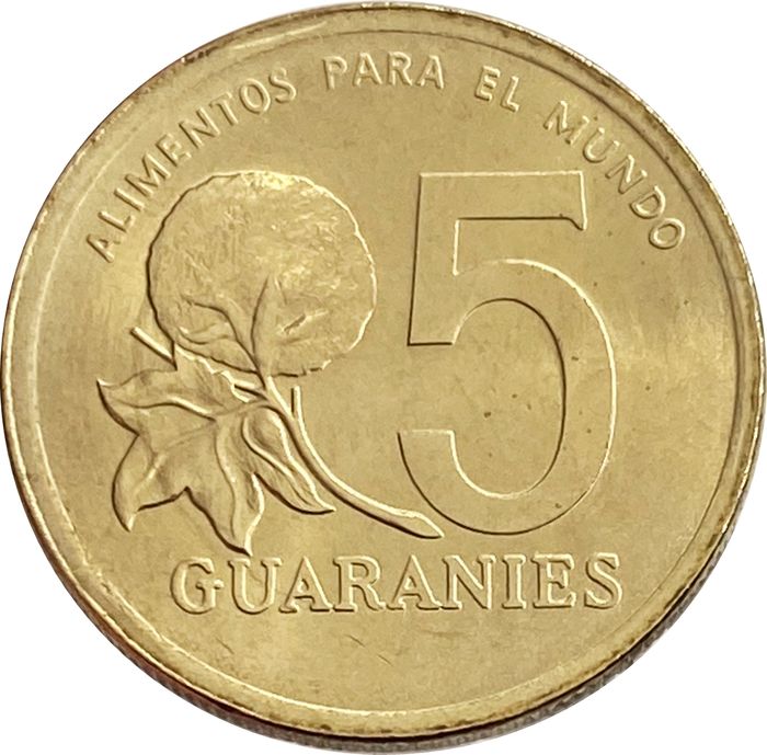5 гуарани 1992 Парагвай ФАО