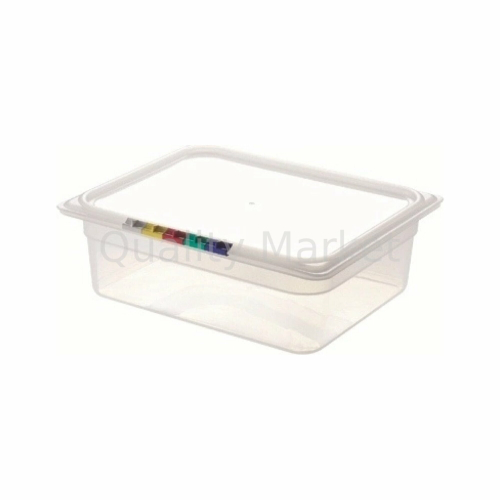 Гастроемкость из полипропилена без крышки GN 1/2 325х265х100 мм прозрачная