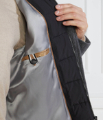 Хлопковое пальто 2в1 h hyde bib BOSS BLACK - графитовый(50502250)