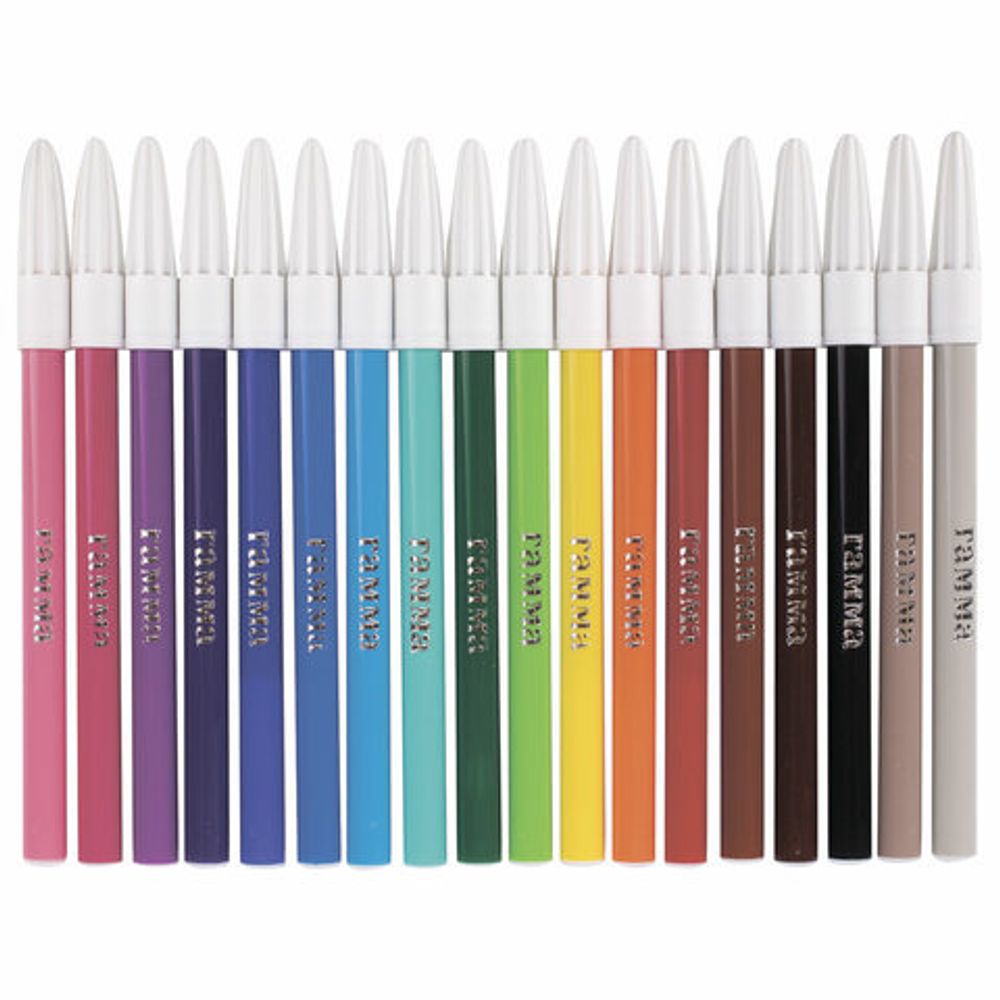 Фломастеры ГАММА "Мультики", 18 цветов, вентилируемый колпачок, картонная упаковка, 180319_06