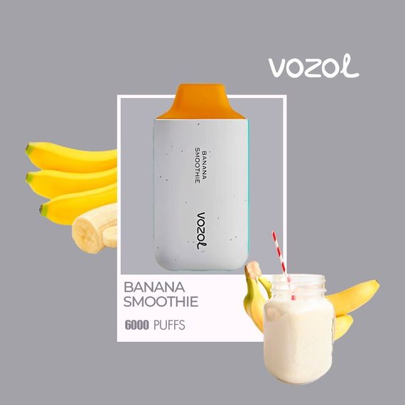 VOZOL STAR 6000 - Banana Smoothie (5% nic)