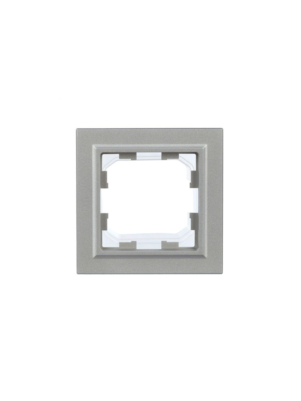 Рамка 1-м IP44 BRITE РУ-1-БрА-44 алюм. IEK BR-M12-44-K47