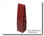 Коробка Код 1382 размер 6,5х6х26 см для диффузора бордовая