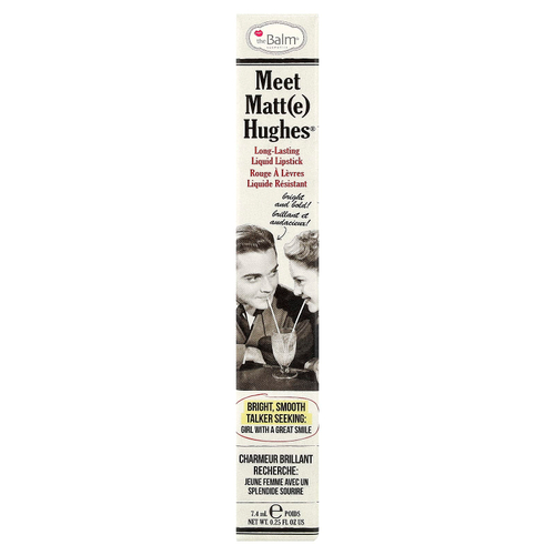 theBalm Cosmetics, Meet Matt(e) Huthes®, жидкая помада для стойкого эффекта, лояльность, 7,4 мл (0,25 жидк. унции)