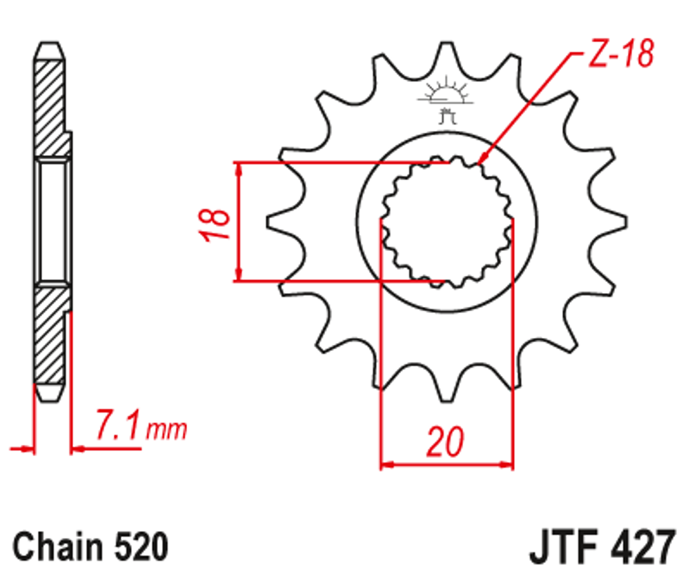Звезда JTF427.14