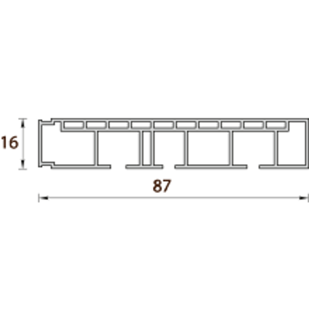 Карниз потолочный для штор Идеал белый