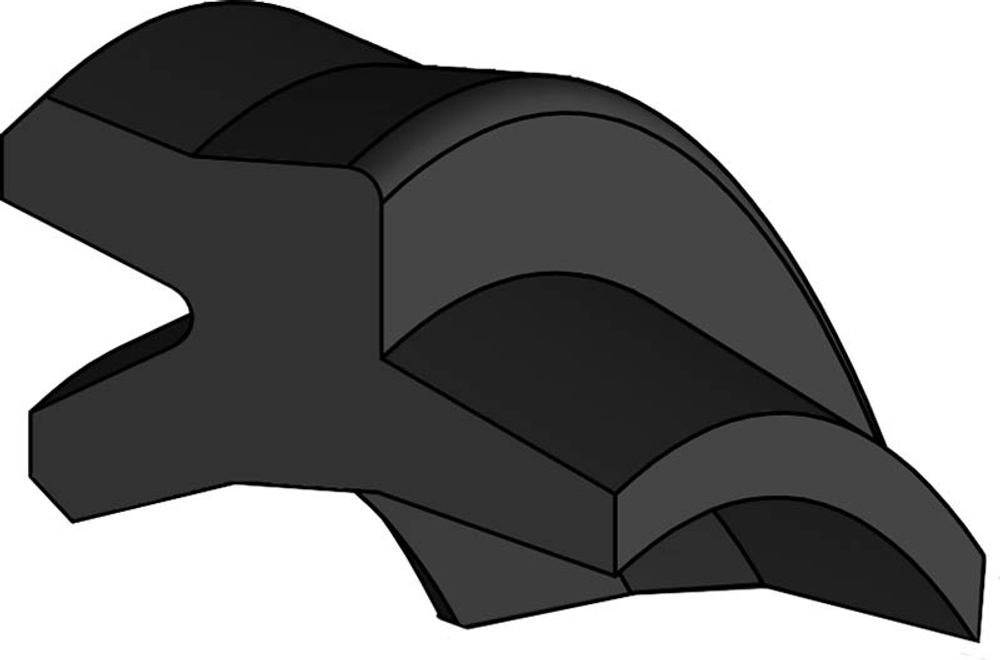 A208-055 NBR Двухсторонний грязесъёмник штока 55-65-5,3/7