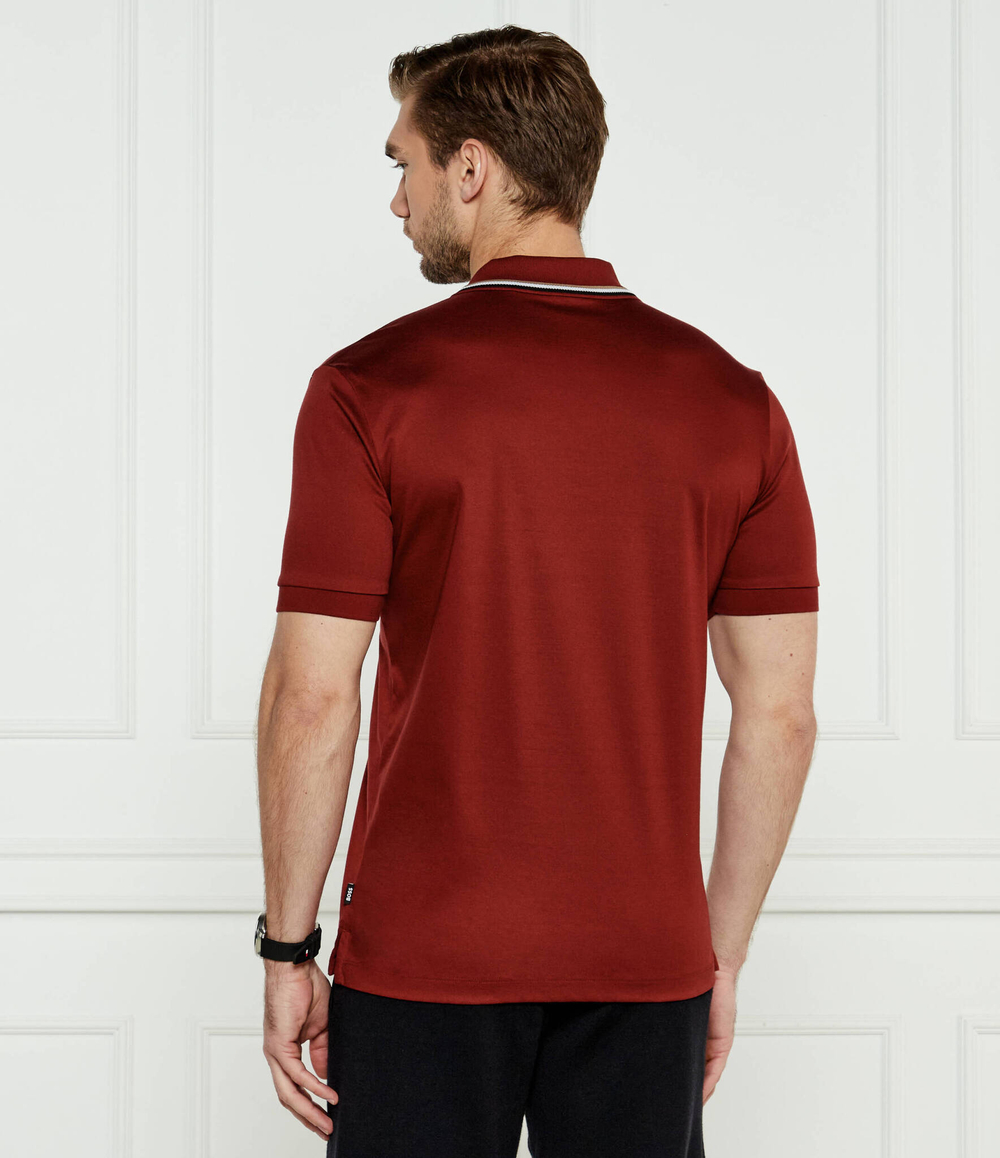Поло Penrose 38 BOSS BLACK - бордовый(50469360)