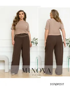 Брюки 2517-шоколадный Minova