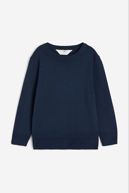 H&M Хлопковый свитер, синий