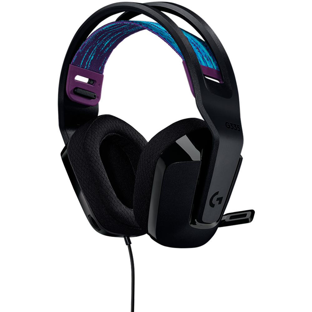 LOGITECH G335 Wired Gaming Headset - BLACK - 3.5 MM