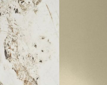 Стол ALATRI 120 GLOSS LUXURY PANDORA SOLID CERAMIC / шампань