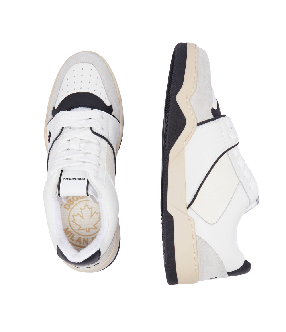 Кожаные кроссовки Dsquared2 - серый(SNM0315 01607269)