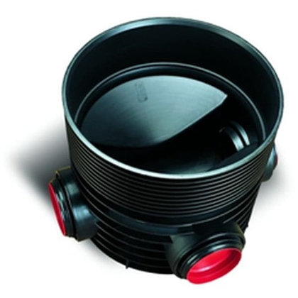 Сборная лотковая часть для НПВХ труб Wavin TEGRA 600 Тип Х 200 №22986052