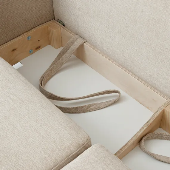 Диван раскладной Colston правосторонний 288 см, бежевый