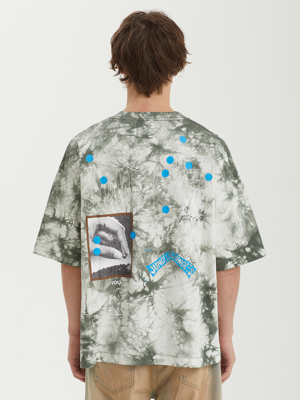 Мужская Футболка Patience Tie Dye