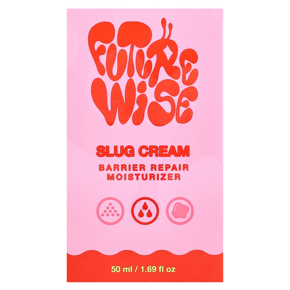 Futurewise, Slug Cream, восстанавливающее барьерное увлажняющее средство, 50 мл (1,69 жидк. Унции)