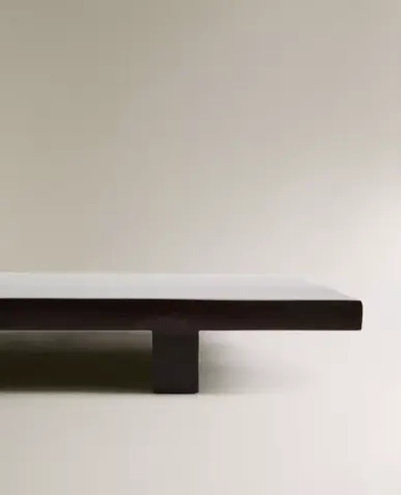 ZARA HOME ДЕРЕВЯННЫЙ ПОДНОС, КОРИЧНЕВЫЙ