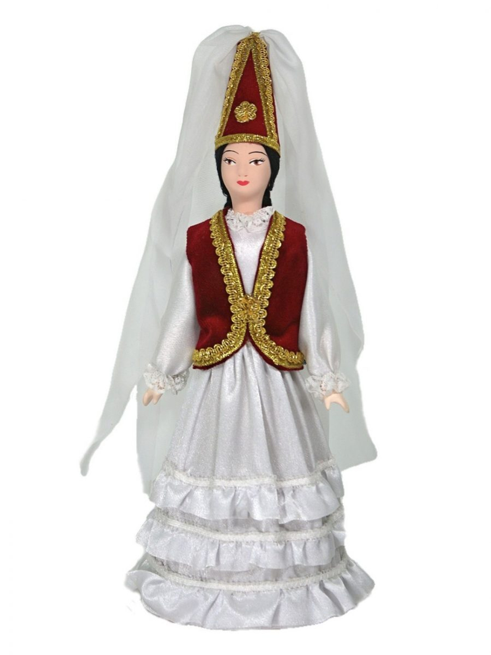 Кукла коллекционная Казашка в свадебном платье
