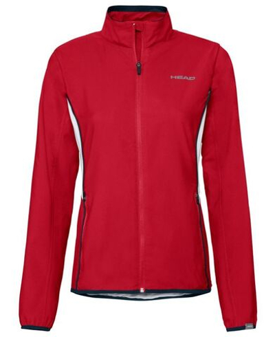 Кофта для девочки теннисная  Head Club Jacket - red