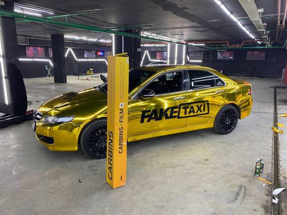 Пленка для авто «Хром — Золото» (Carbins)