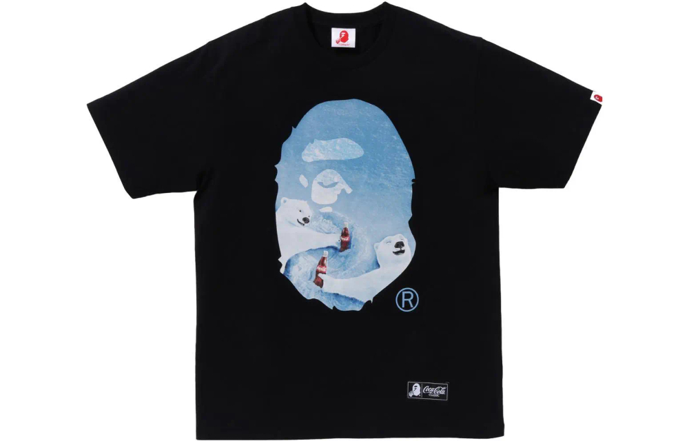 A Bathing Ape X Coca Cola Photo Ape Head Tee