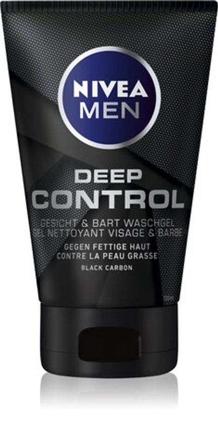 Nivea Men Deep - очищающий гель для лица и бороды /  dla mężczyzn 100  ml  / GTIN 9005800297378