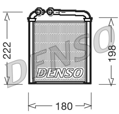 DENSO - DRR32005-DES - Heat Exchanger, interior heating