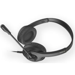 A4Tech Fstyler FH100i черный 1.8м накладные (FH100I (STONE BLACK))