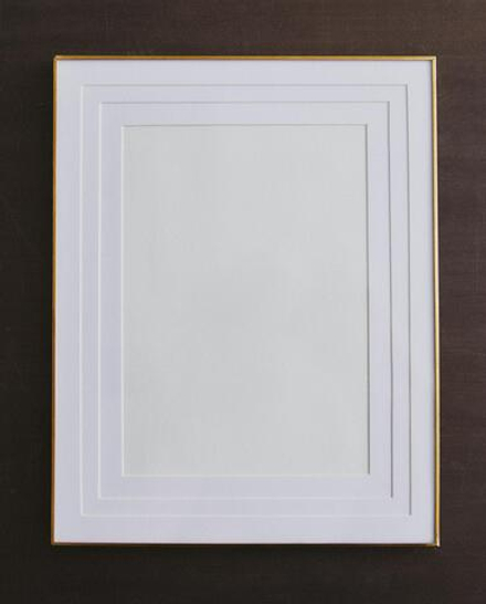 Zara Home Фоторамка из плетёной бумаги, цвет золотой, 21.4 см