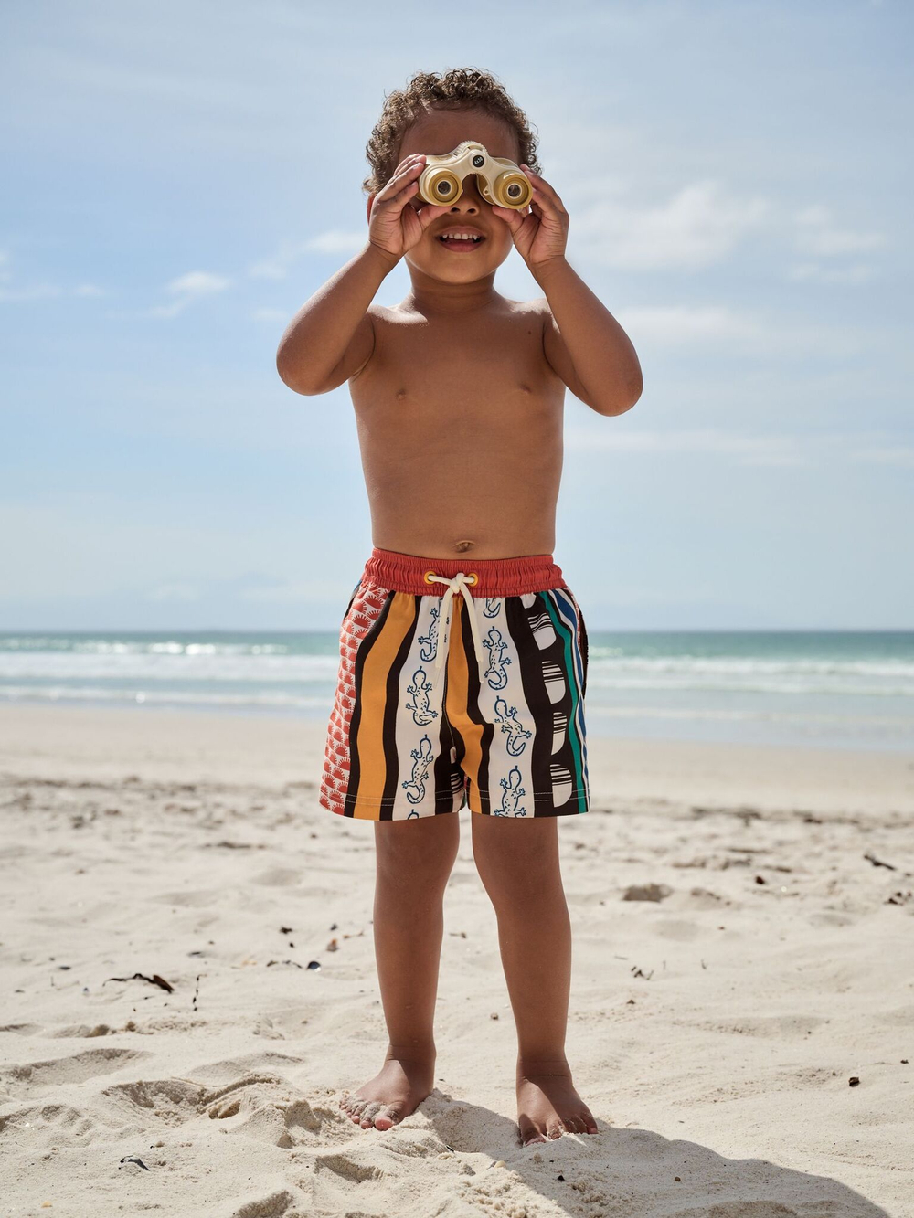 Плавки для мальчика Next E22-248, Синий, Песочный, Красный