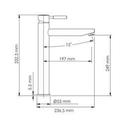 Gollach 3303H Смеситель для умывальника