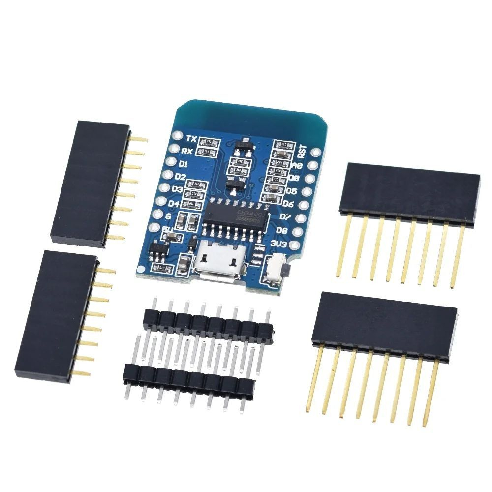 Контроллер Wemos D1 mini c Wi-Fi на чипе ESP8266 microUSB
